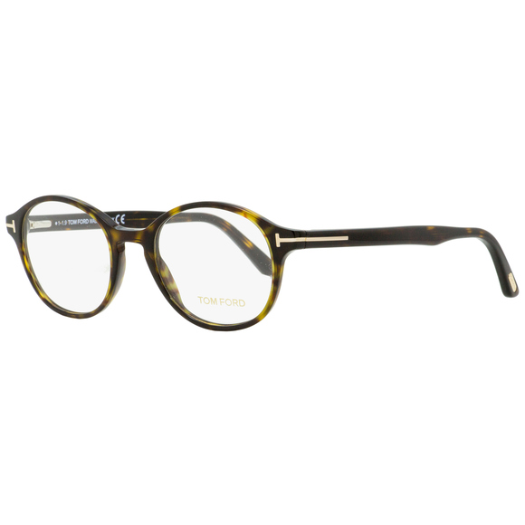 Tom Ford Oval Eyeglasses TF5428 052 Dark Havana 49mm FT5428 - Picture 1 of 2